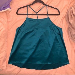 Silk Teal camisole